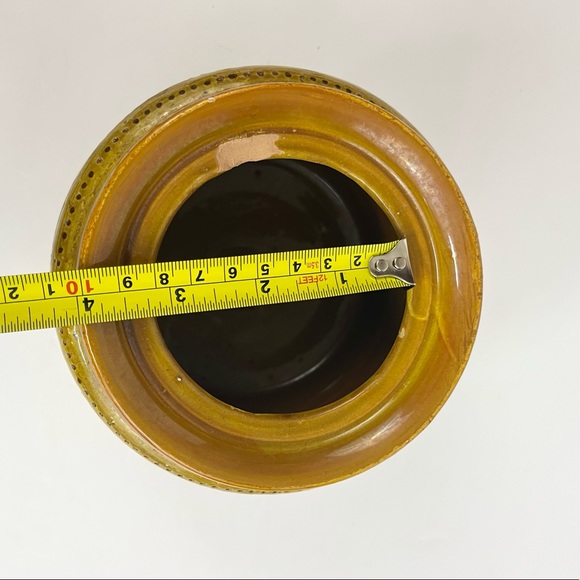 MCM Italian Rosenthal Netter Pottery Lidded Pottery Jar Signed And Numbered - Picture 13 of 16